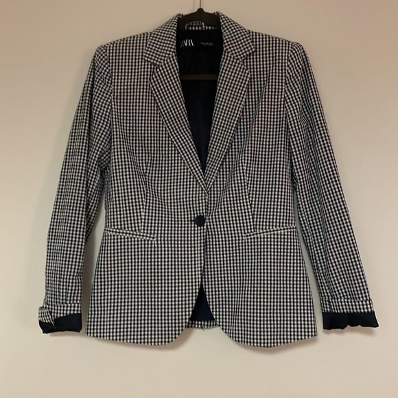 Zara Navy Blazer - Picture 3 of 3
